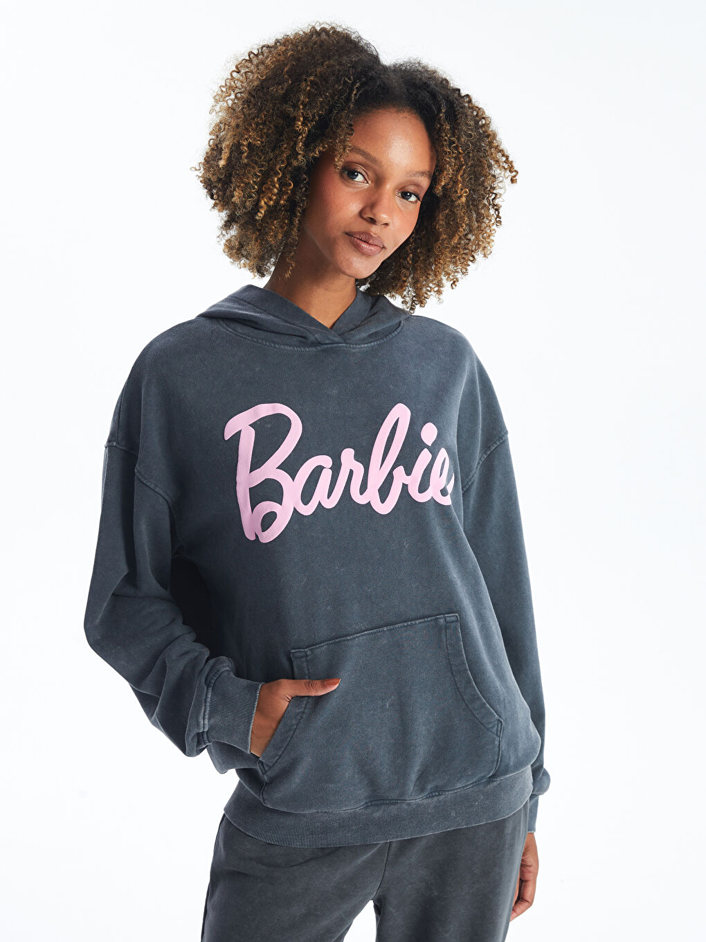 XSIDE Barbie Bedruckter Oversize Hoodie für Damen -W4CO44Z8-VDL