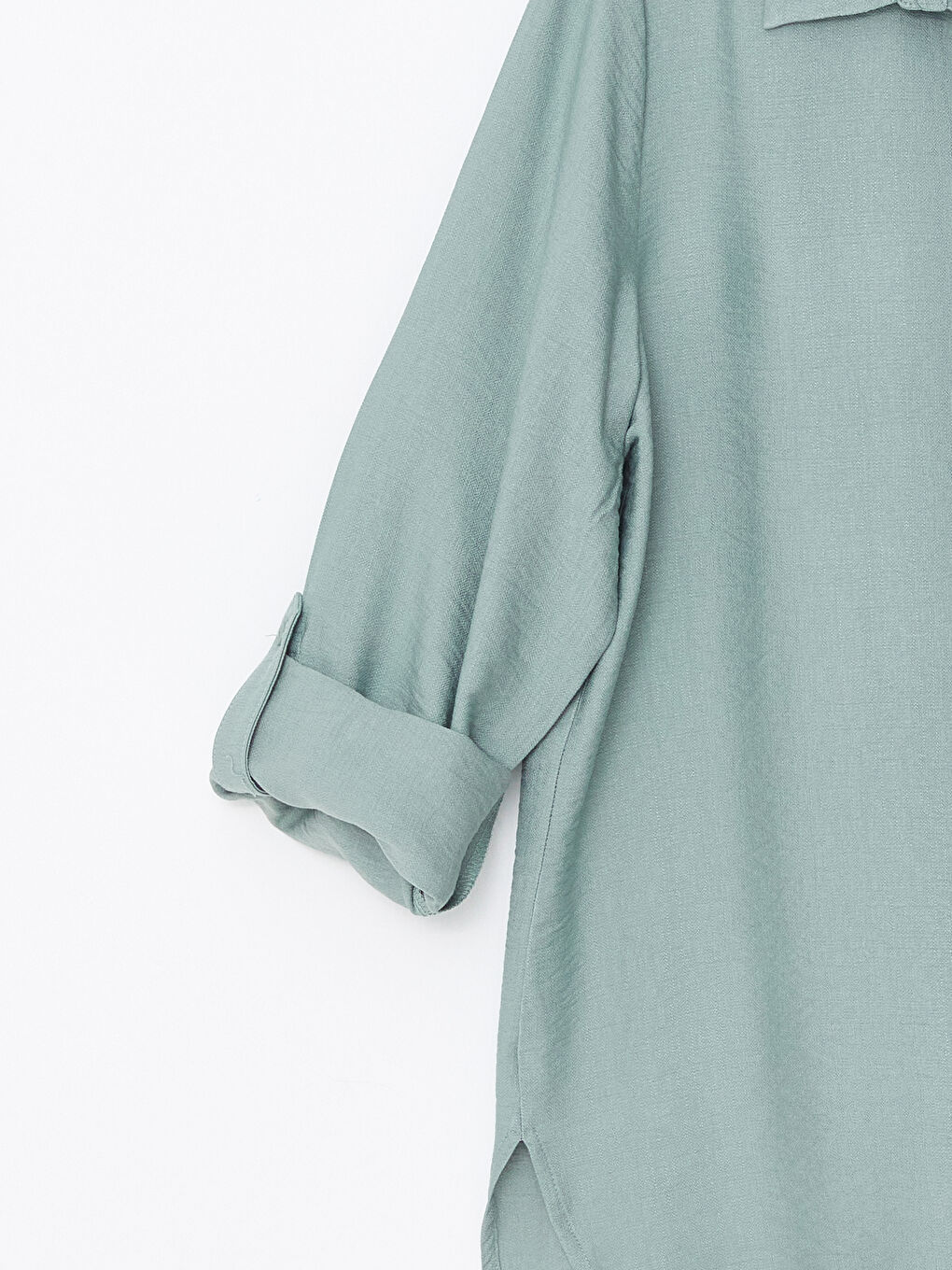 LCWAIKIKI Classic Plain Long Sleeve Women's Shirt -W4CO48Z8-GBN