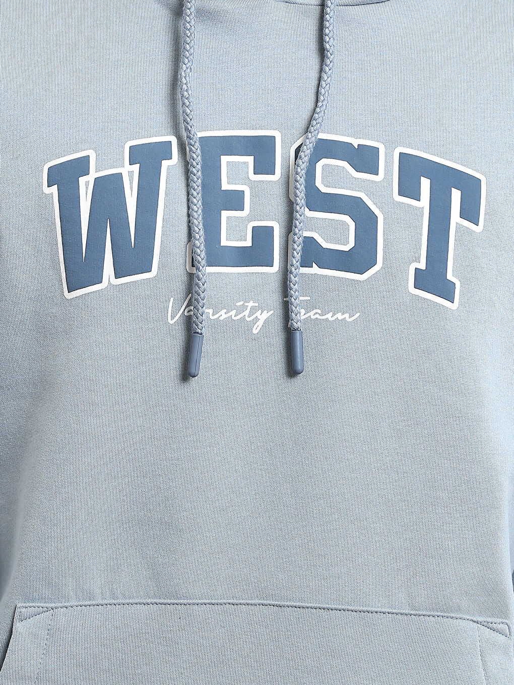 سويت شيرت مطبوع كم طويل بكابوش للرجال-2