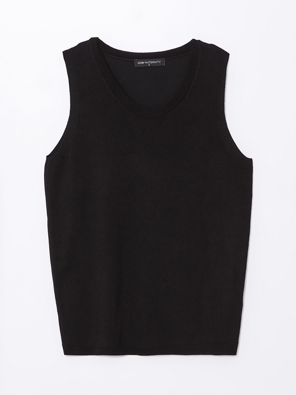 Siyah Bisiklet Yaka Kadın Triko Süveter