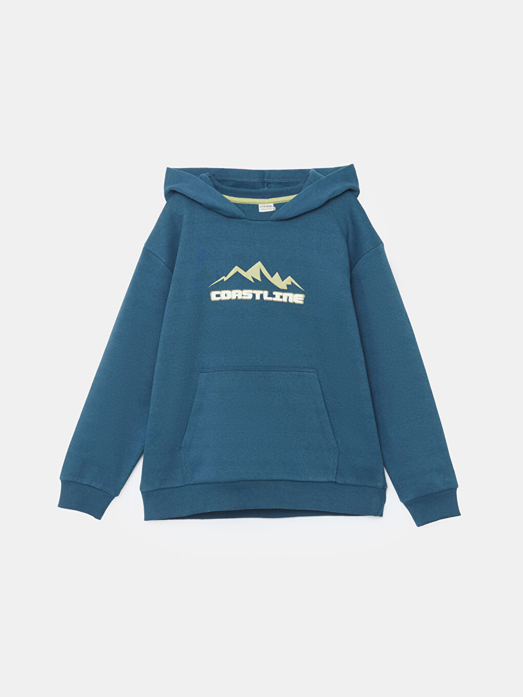 LCW Kids İndigo Kapüşonlu Erkek Çocuk Kalın Sweatshirt - 2