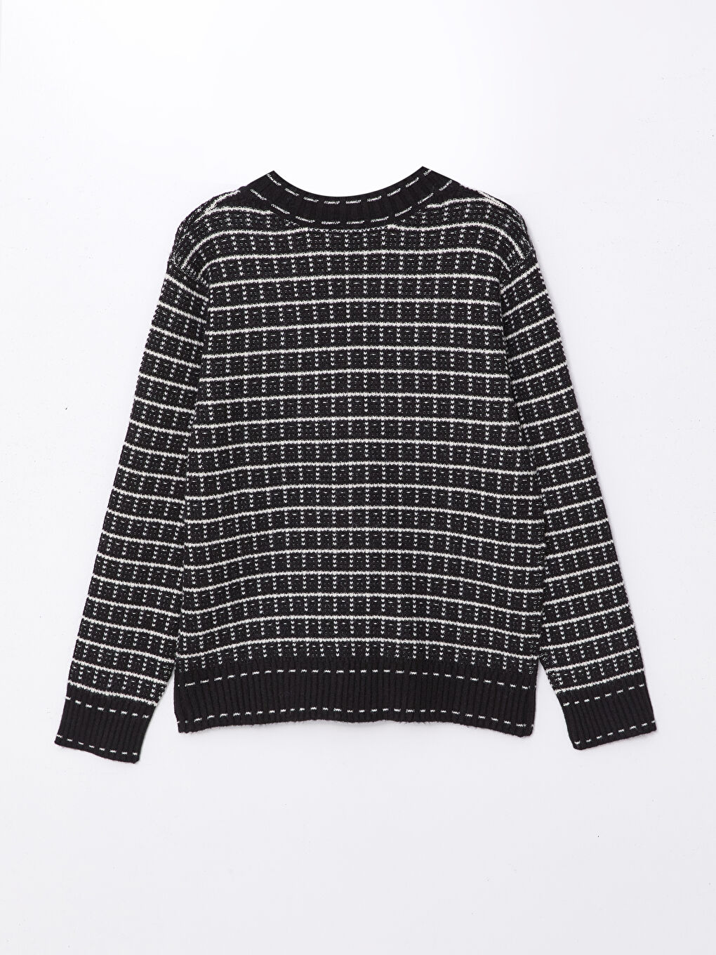 V Neck Plaid Women's Knitwear Cardigan-5