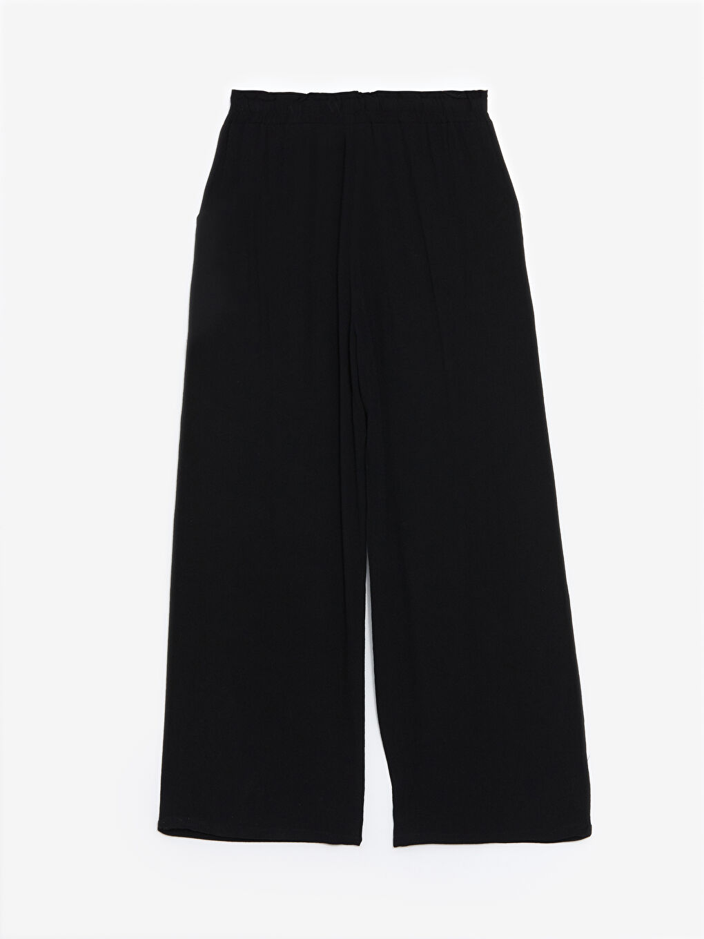 LCWAIKIKI Classic Pantalone sa elastičnim strukom i širokim nogavicama za žene -W4CP76Z8-CVL