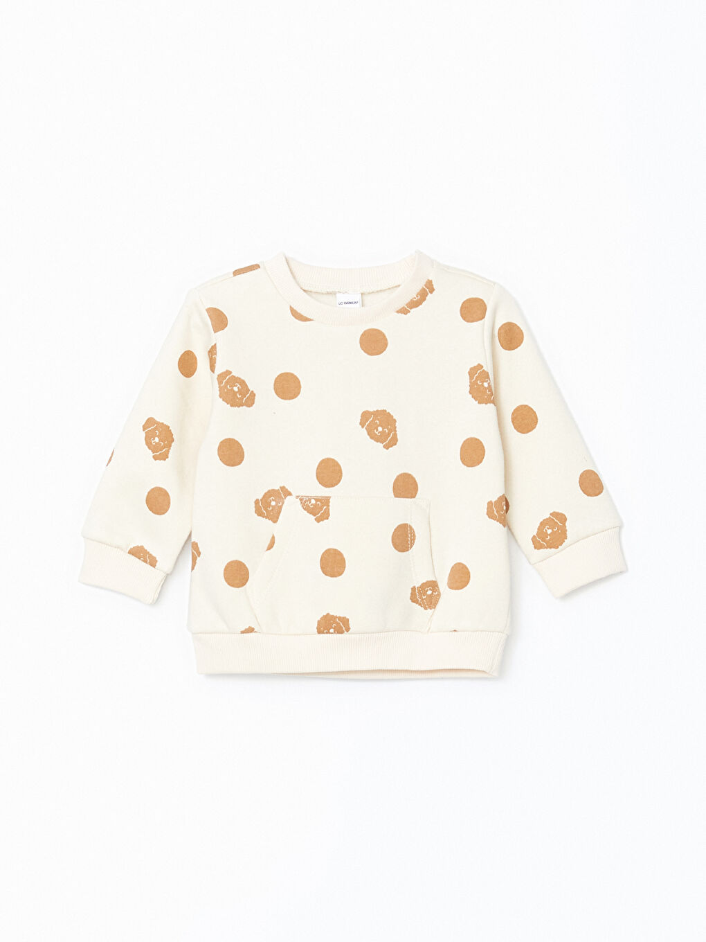 Crew Neck Thick Printed Baby Girls Sweatshirt 2 Pack-1