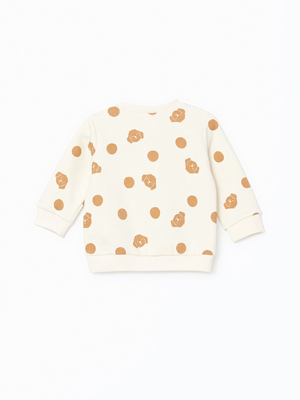 Crew Neck Thick Printed Baby Girls Sweatshirt 2 Pack-3