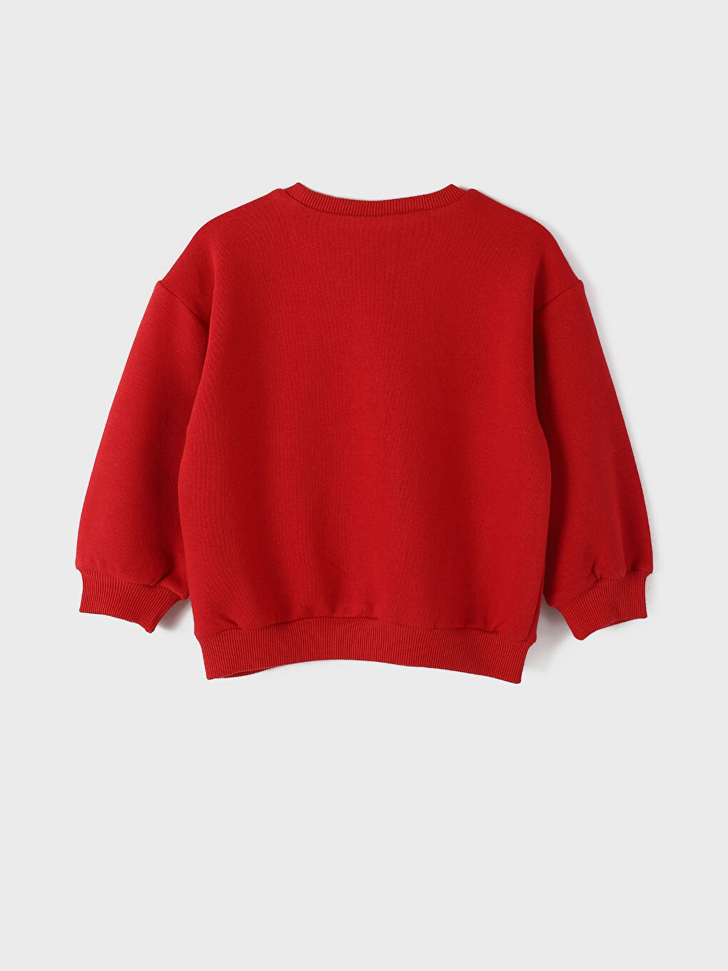 Crew Neck Printed Baby Girls' Sweatshirt 2 Pack-2