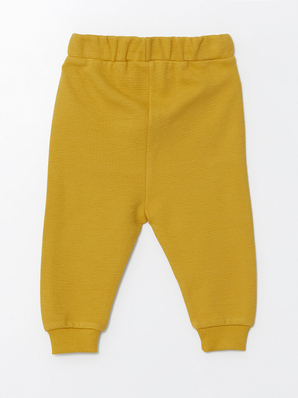Sarı Beli Lastikli Basic Erkek Bebek Jogger Eşofman Altı-1
