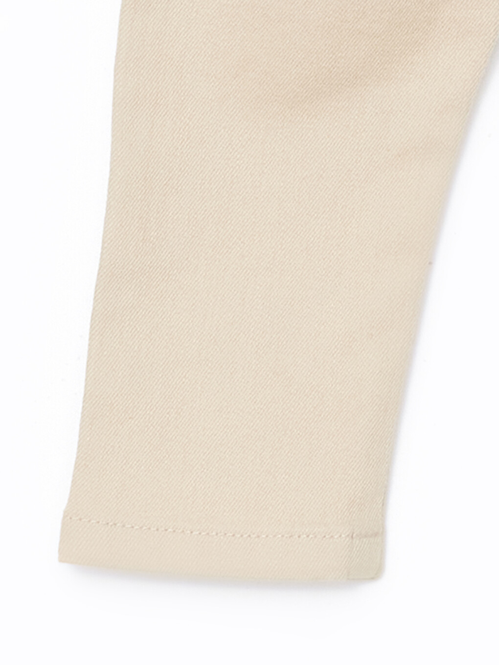 Bej Beli Lastikli Erkek Bebek Gabardin Pantolon-2