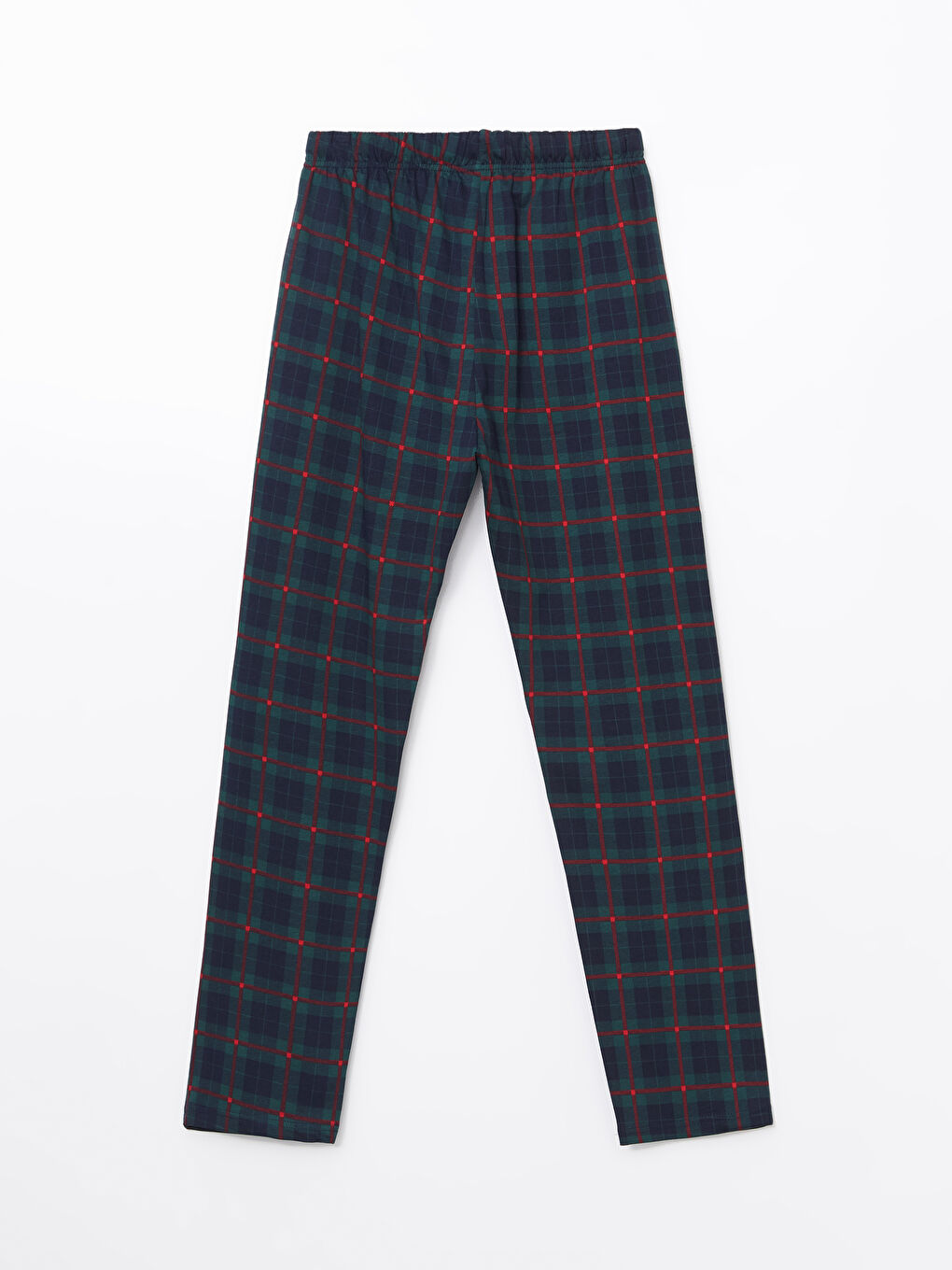 Lacivert Standart Kalıp Ekose Pijama Alt-1