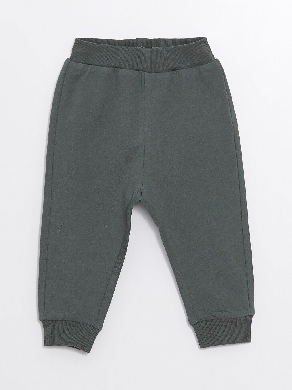 Yeşil Beli Lastikli Basic Erkek Bebek Jogger Eşofman Altı