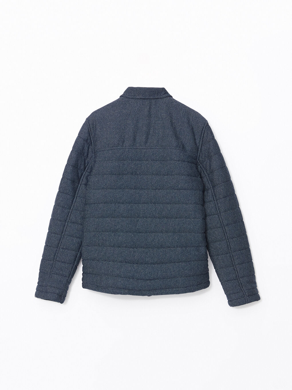 Lacivert Slim Fit Gömlek Yaka Erkek Mont-7