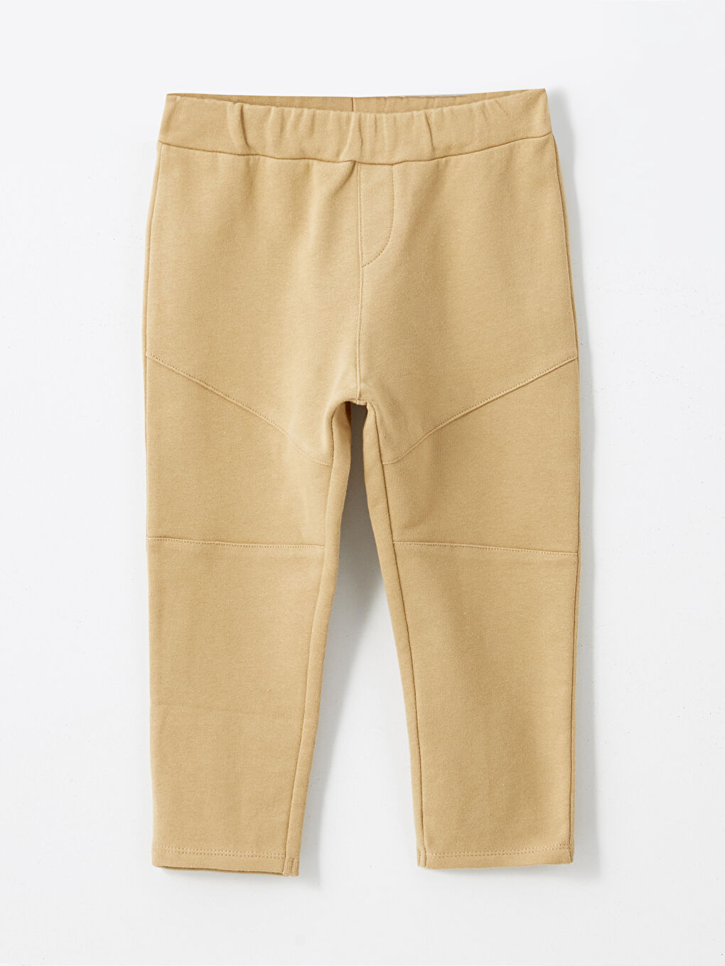 Bej Beli Lastikli Erkek Bebek Eşofman Altı