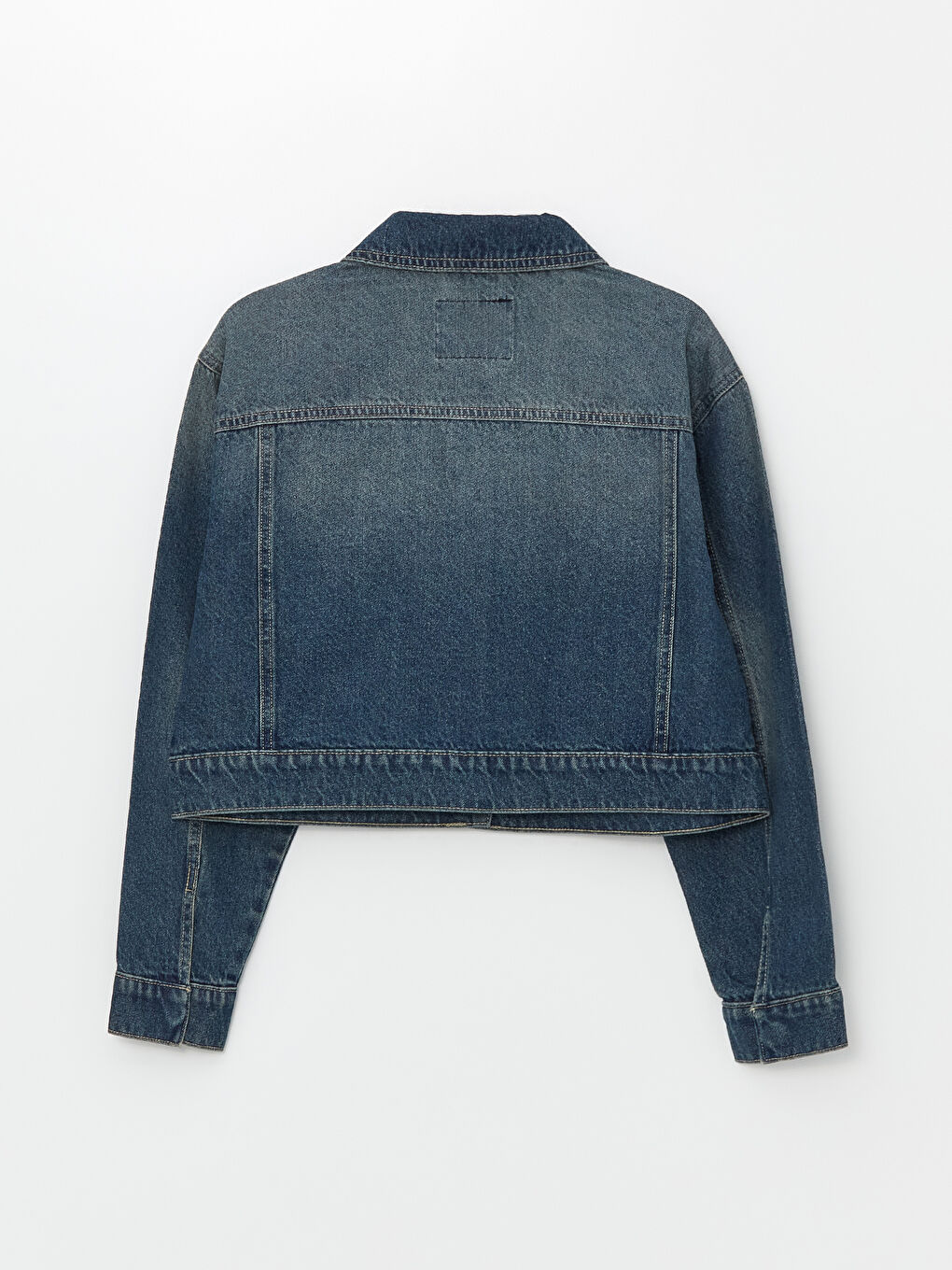 LCW Vision Veste en Jean Surdimensionnée et Courte pour Femmes -W4CU07Z8-JVU