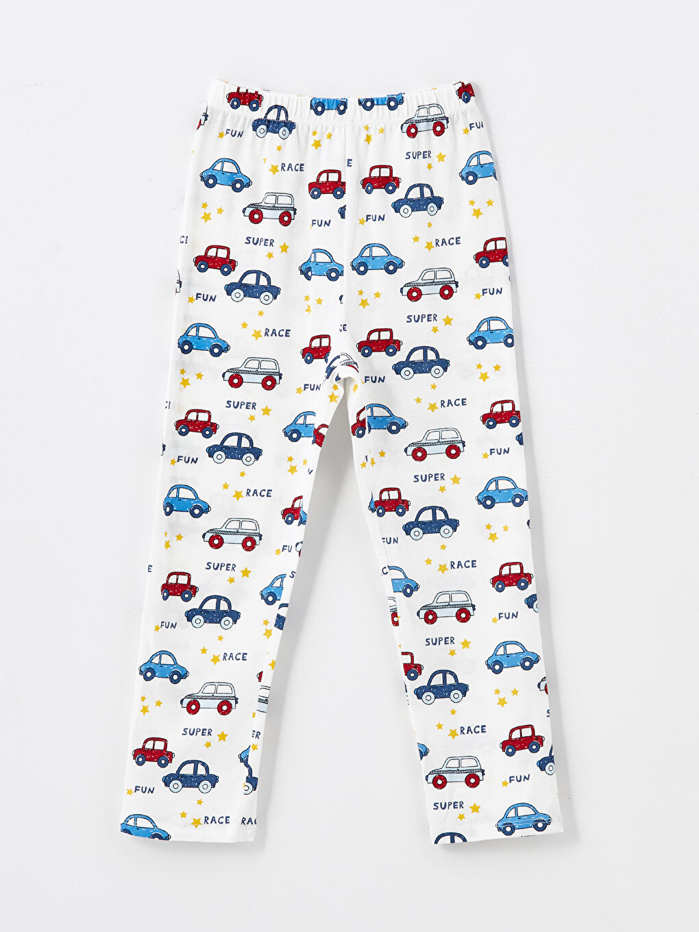 Polo Neck Long Sleeve Printed Baby Boys' Pyjama Set-3