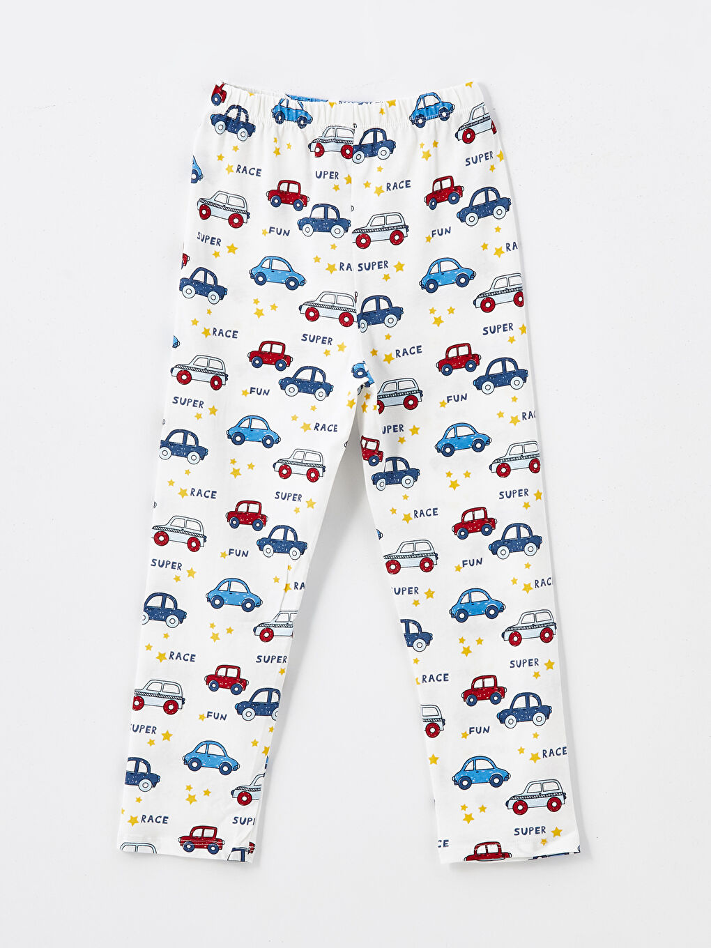 Polo Neck Long Sleeve Printed Baby Boys' Pyjama Set-4