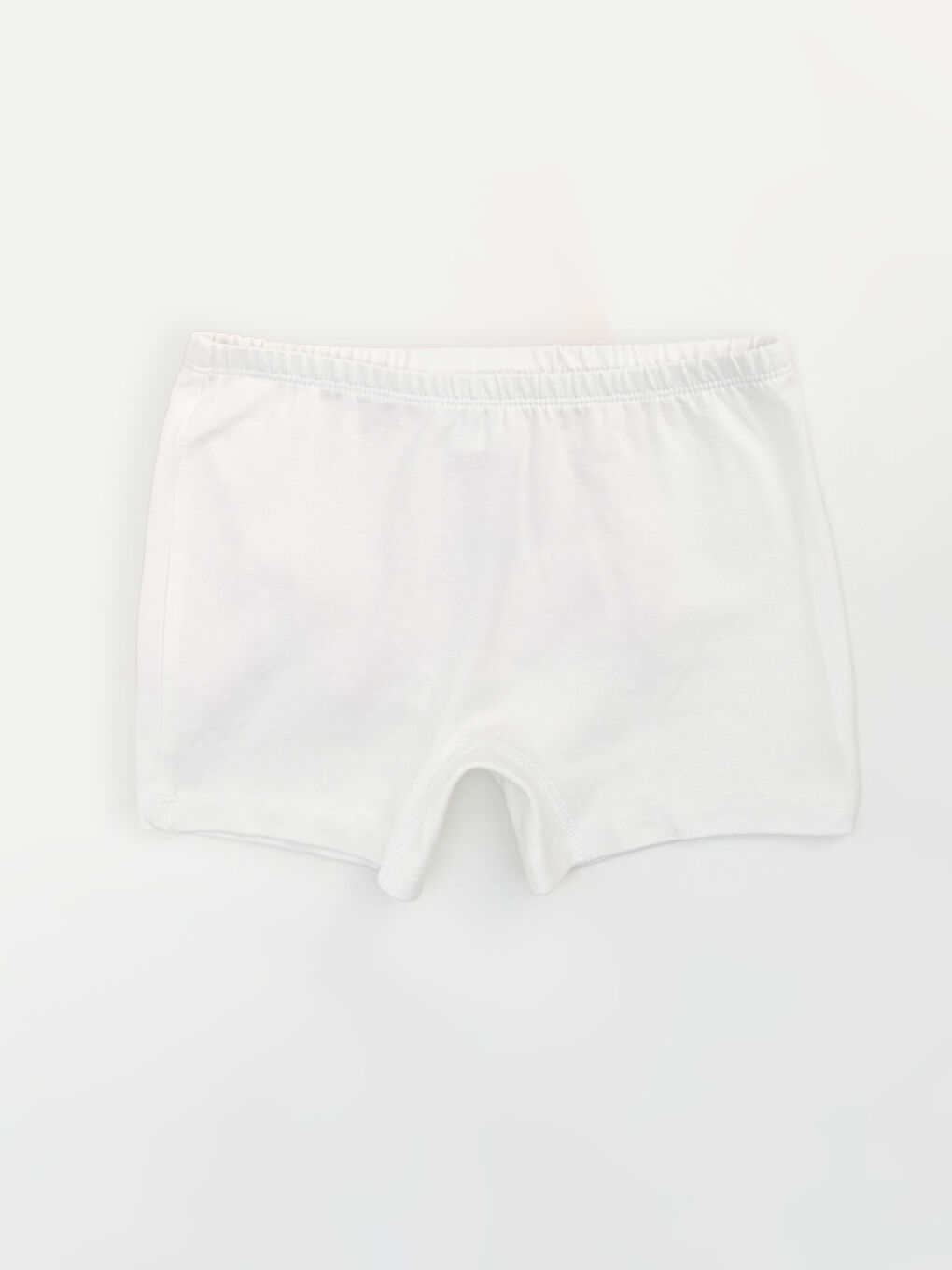 LCW baby Beyaz Beli Lastikli Basic Kız Bebek Boxer