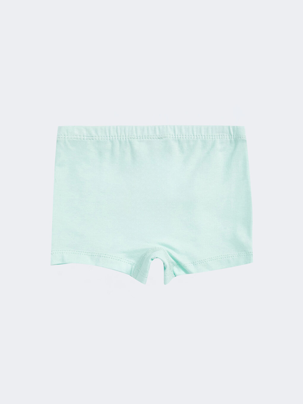 LCW baby Turkuaz Beli Lastikli Basic Kız Bebek Boxer