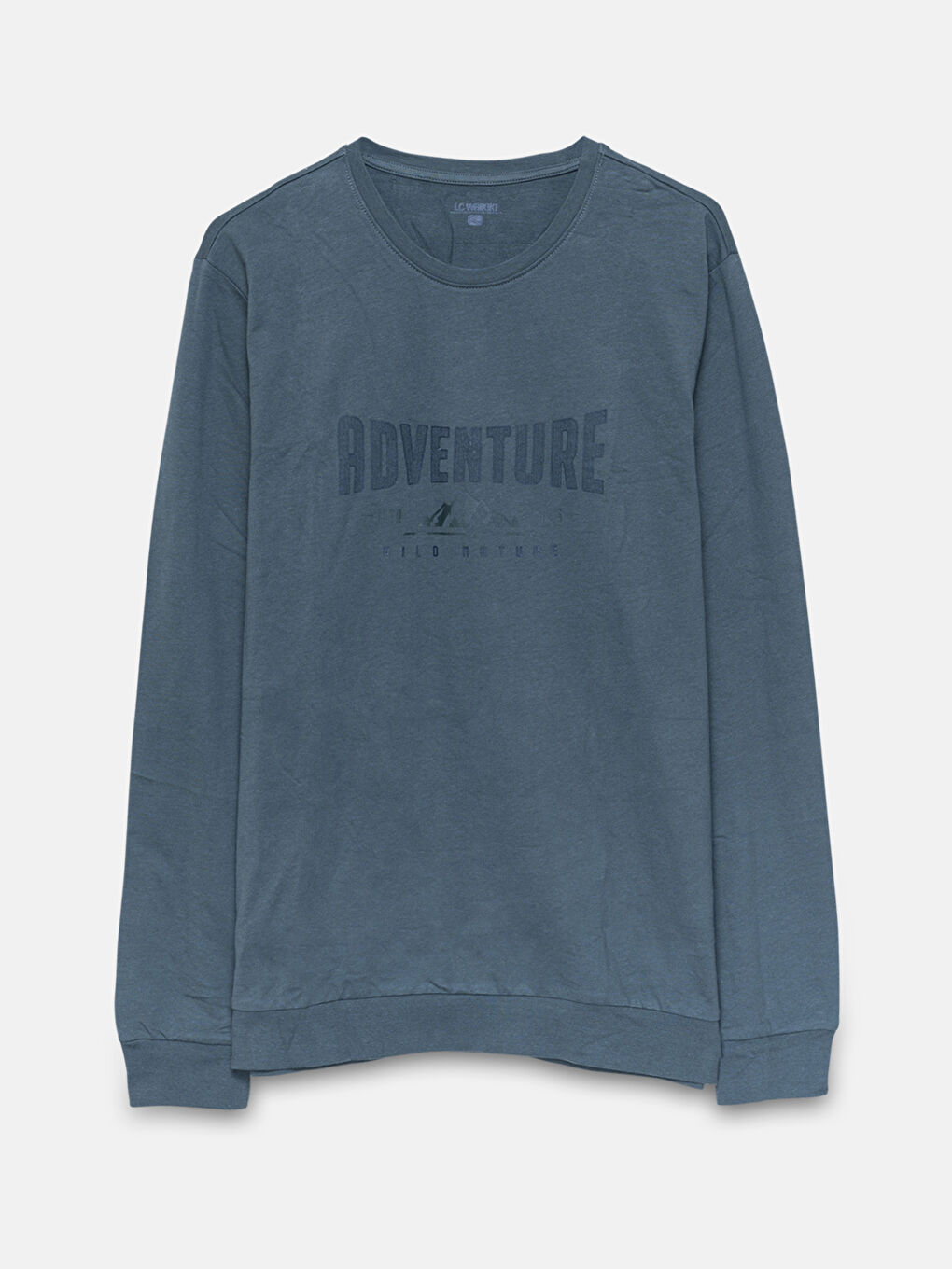 Lacivert Standart Kalıp Ekose Erkek Pijama Takımı-1