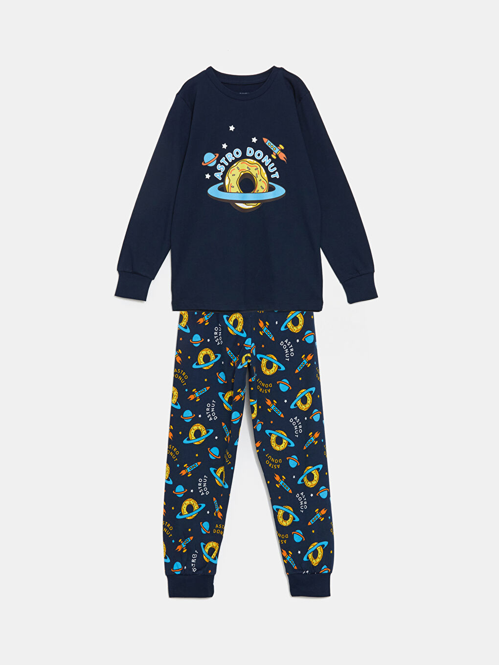 LCW Kids Ensemble de Pyjama pour Garçons à Col Rond -W4CY04Z4-JC7