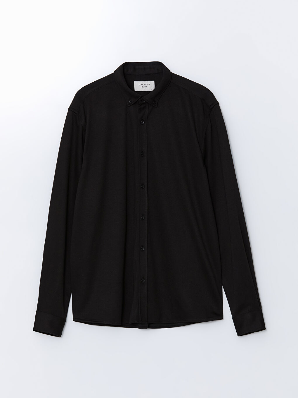 Slim Fit Long Sleeve Men's Shirt-5