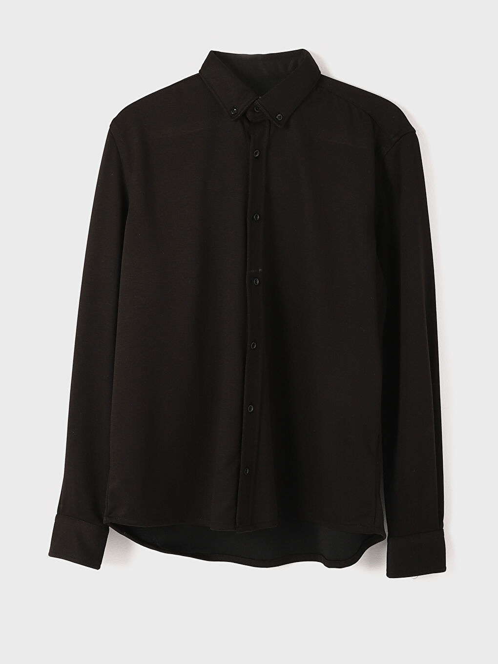 Slim Fit Long Sleeve Men's Shirt-4