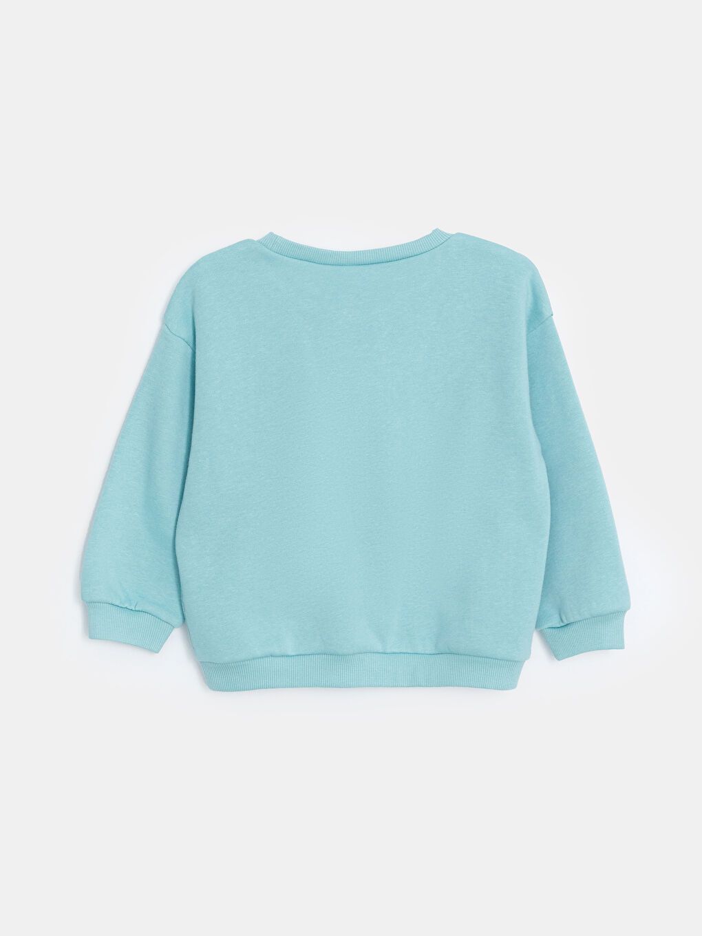 LCW Kids Pastel Yeşil Bisiklet Yaka Kız Çocuk Sweatshirt - 1