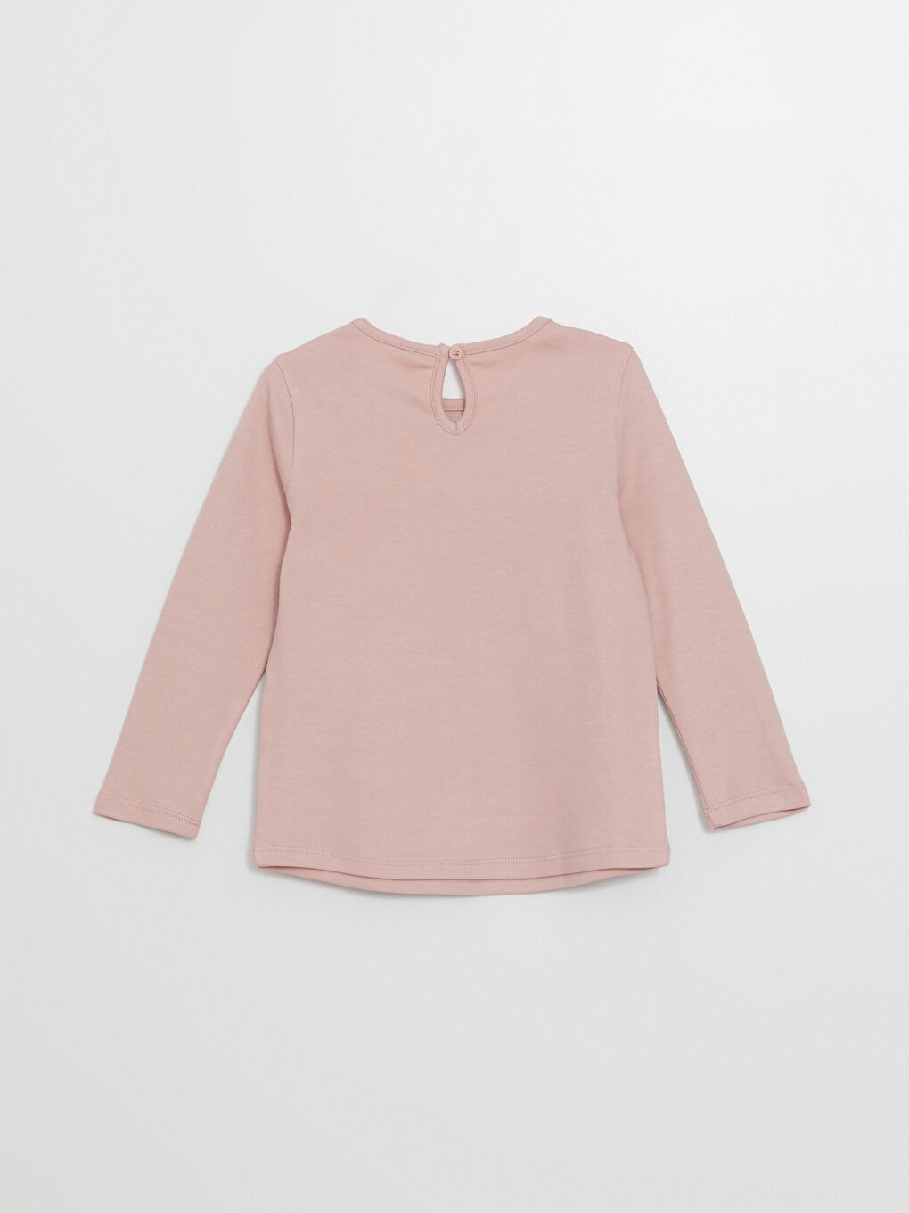 LCW Kids Тениска с кръгло деколте и дълъг ръкав за момичета -W4CY36Z1-FHP