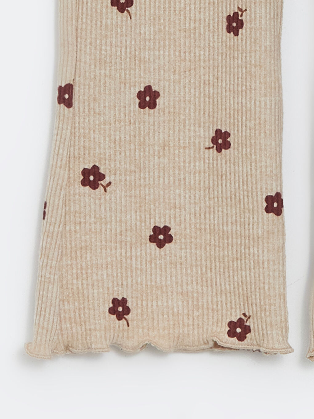 LCW Kids Elasticated Waist Floral Girls' Leggings -W4CY38Z1-LRA