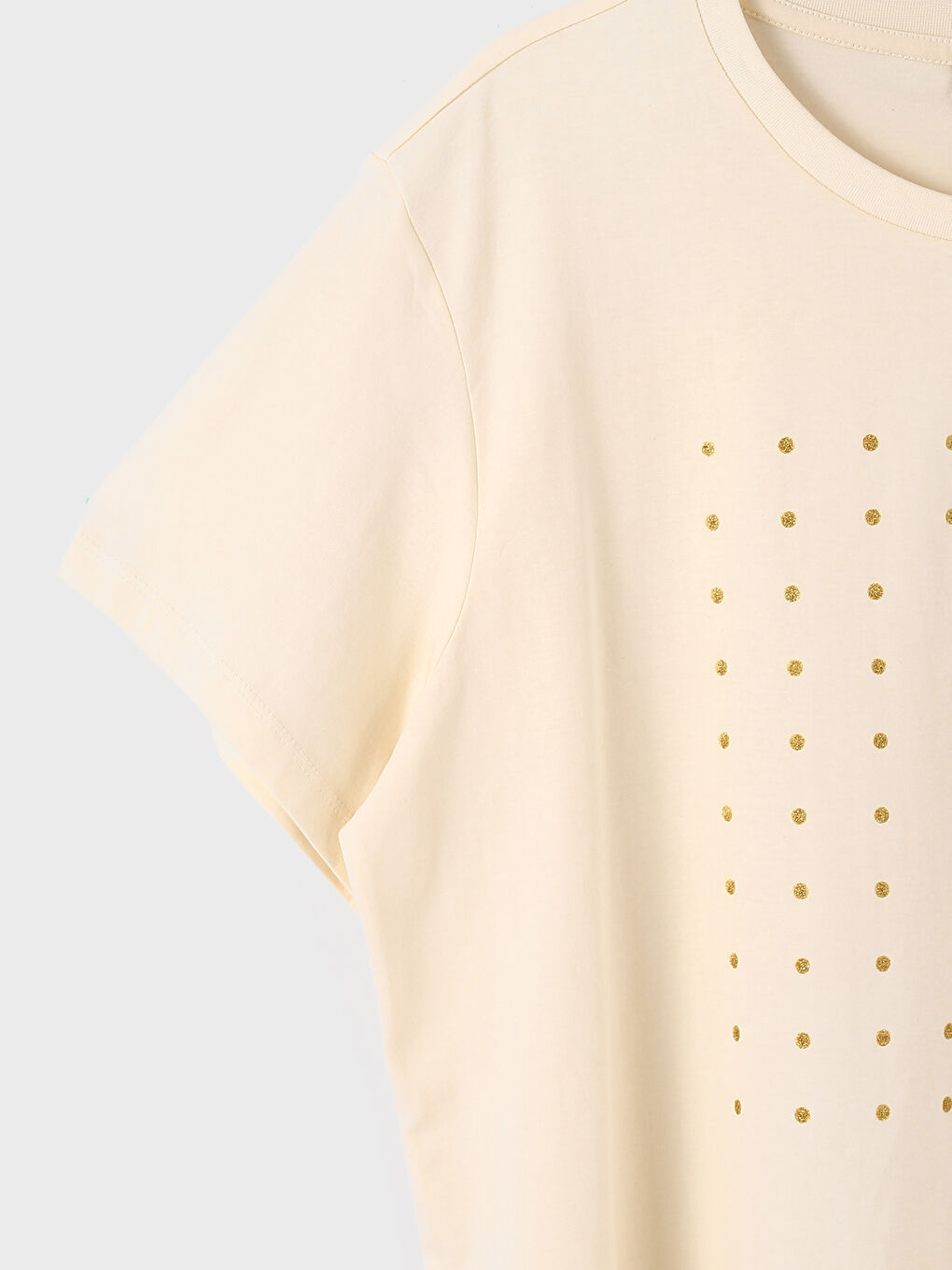 Crew Neck Printed Short Sleeve Women's T-Shirt-2