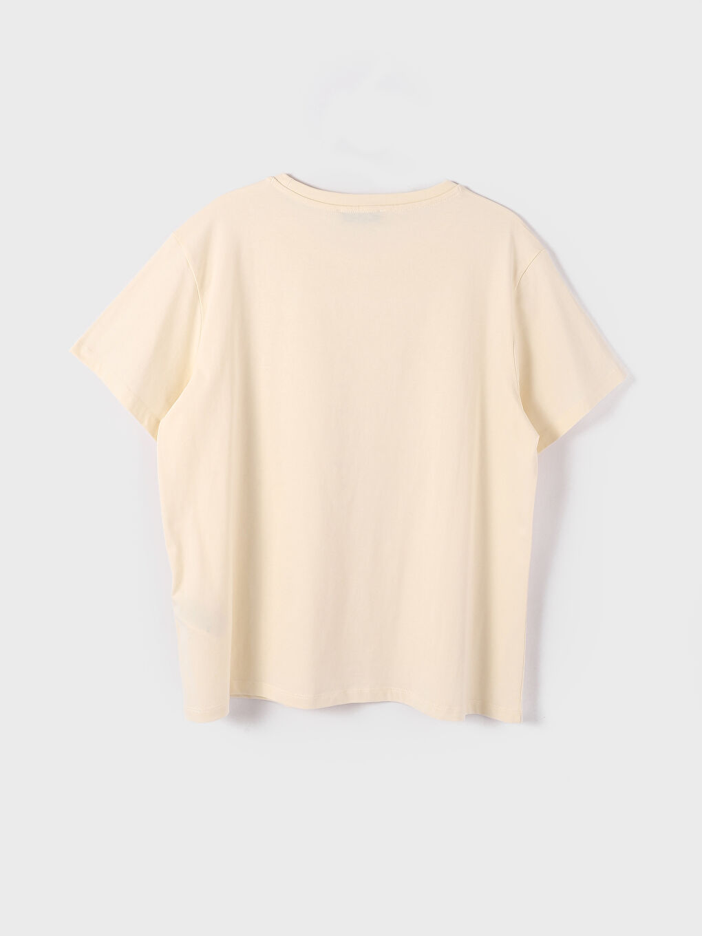 Crew Neck Printed Short Sleeve Women's T-Shirt-1