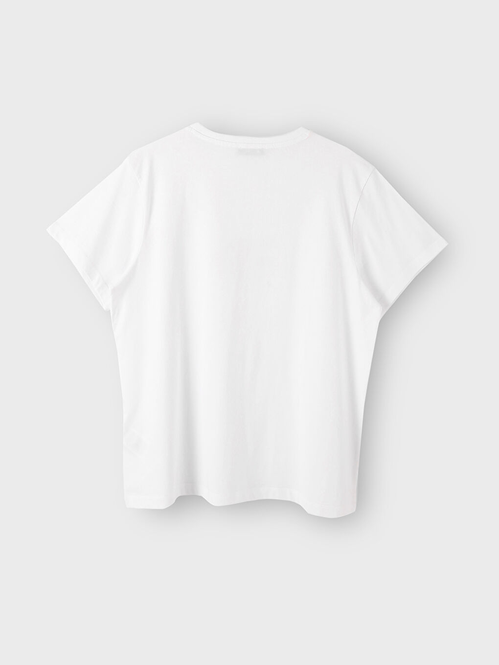 Crew Neck Printed Short Sleeve Women's T-Shirt-1