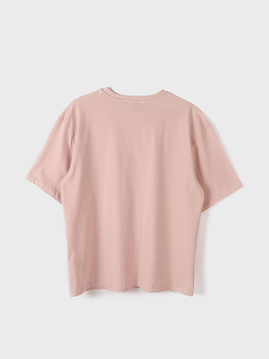 Crew Neck Printed Women's T-Shirt-3