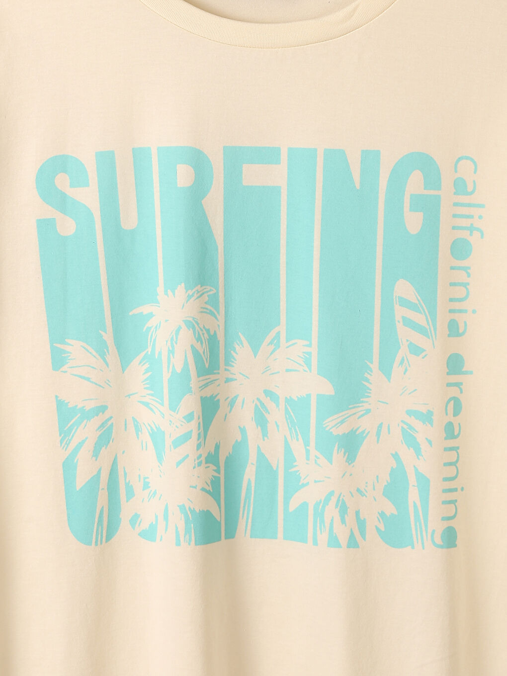 Women's Crew Neck Printed T-Shirt-2