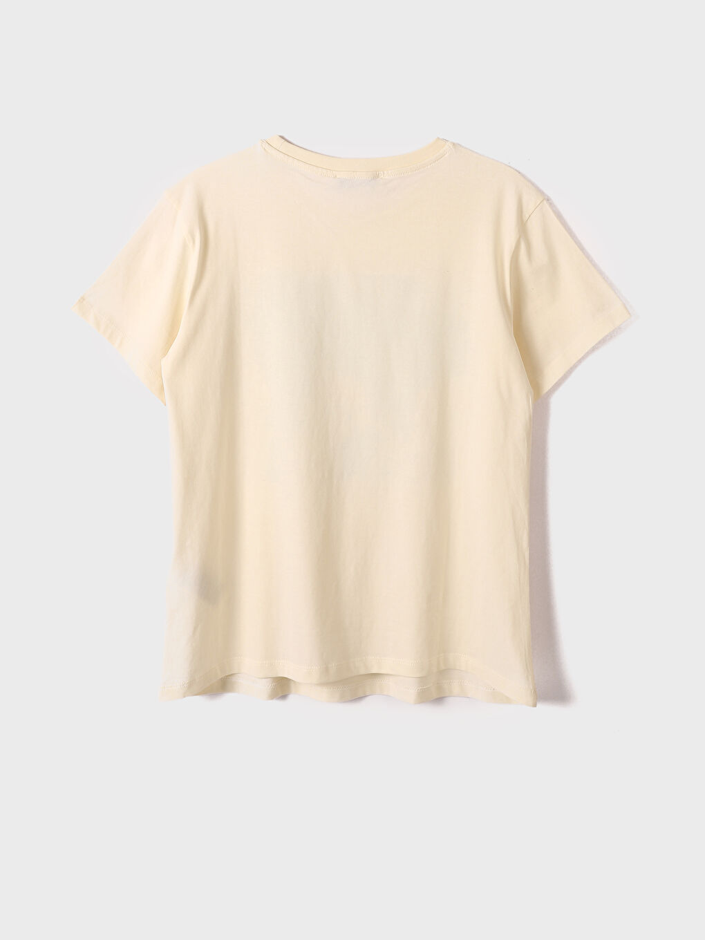 Women's Crew Neck Printed T-Shirt-1