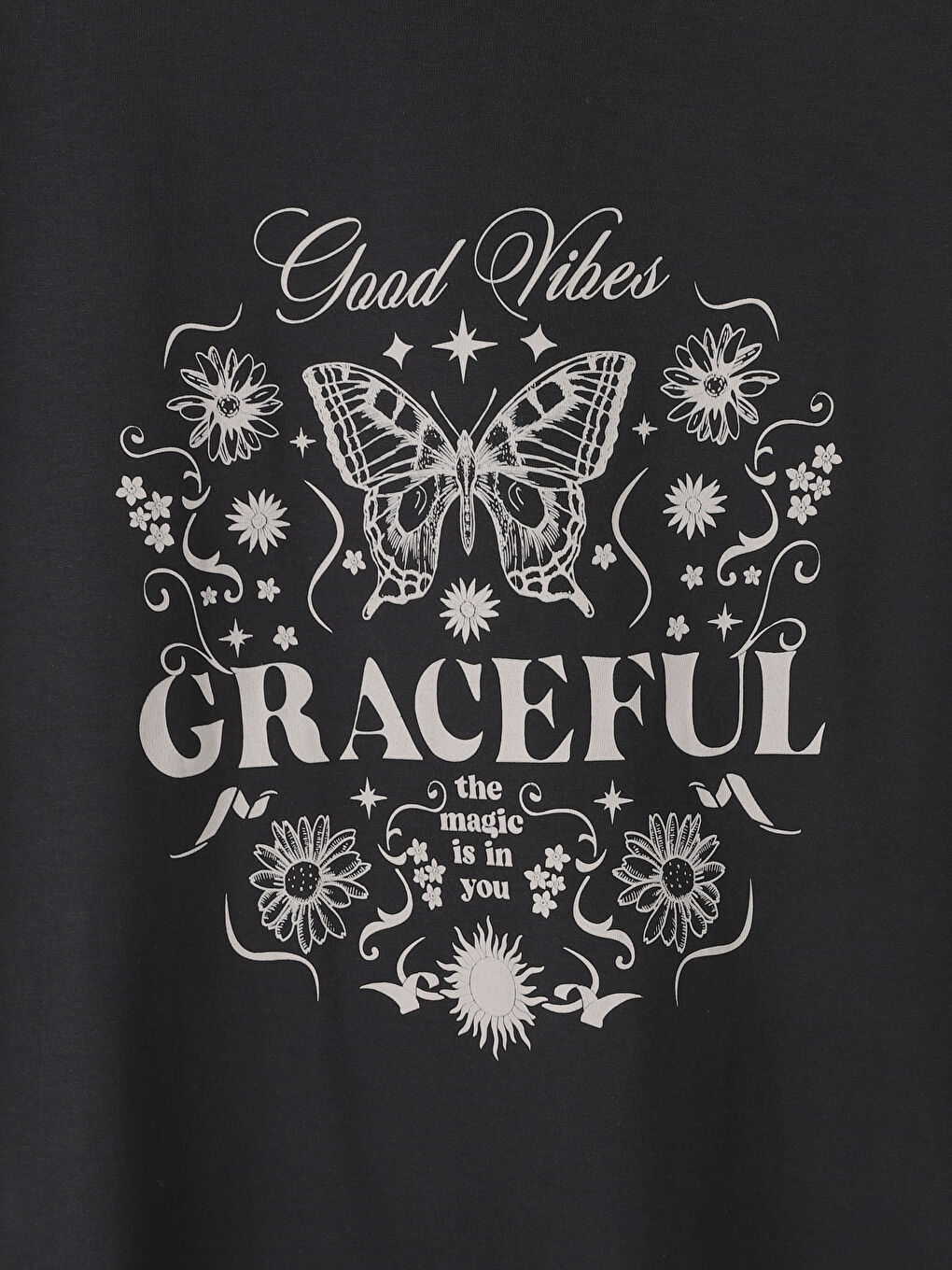 Crew Neck Printed Women's T-Shirt-2