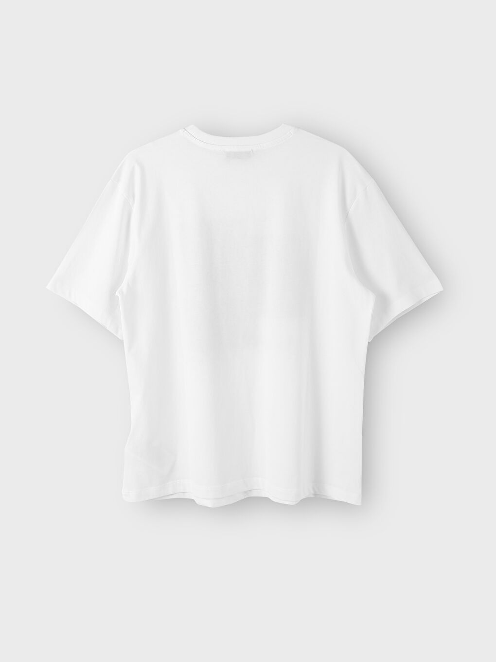 Crew Neck Printed Short Sleeve Oversize Women's T-Shirt-1