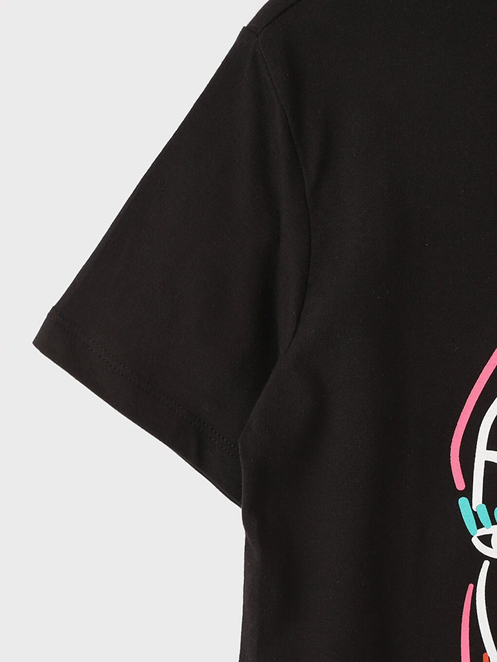 Crew Neck Printed Women's T-Shirt-2