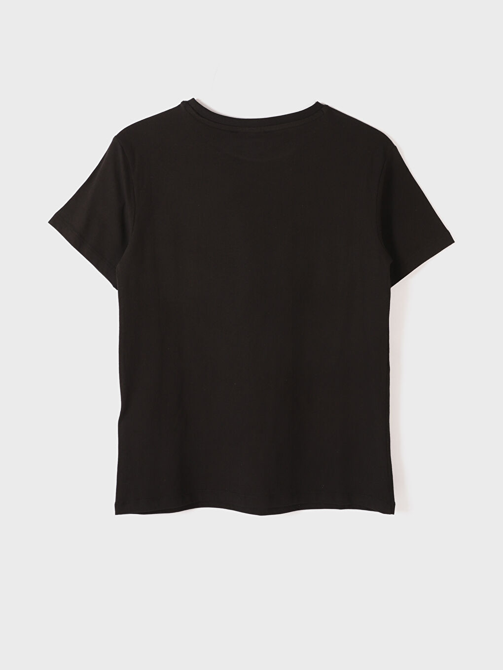 Crew Neck Printed Women's T-Shirt-3