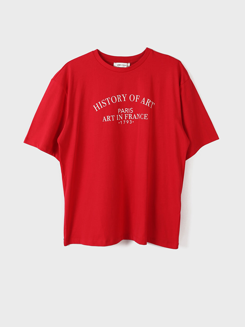 Crew Neck Printed Women's T-Shirt