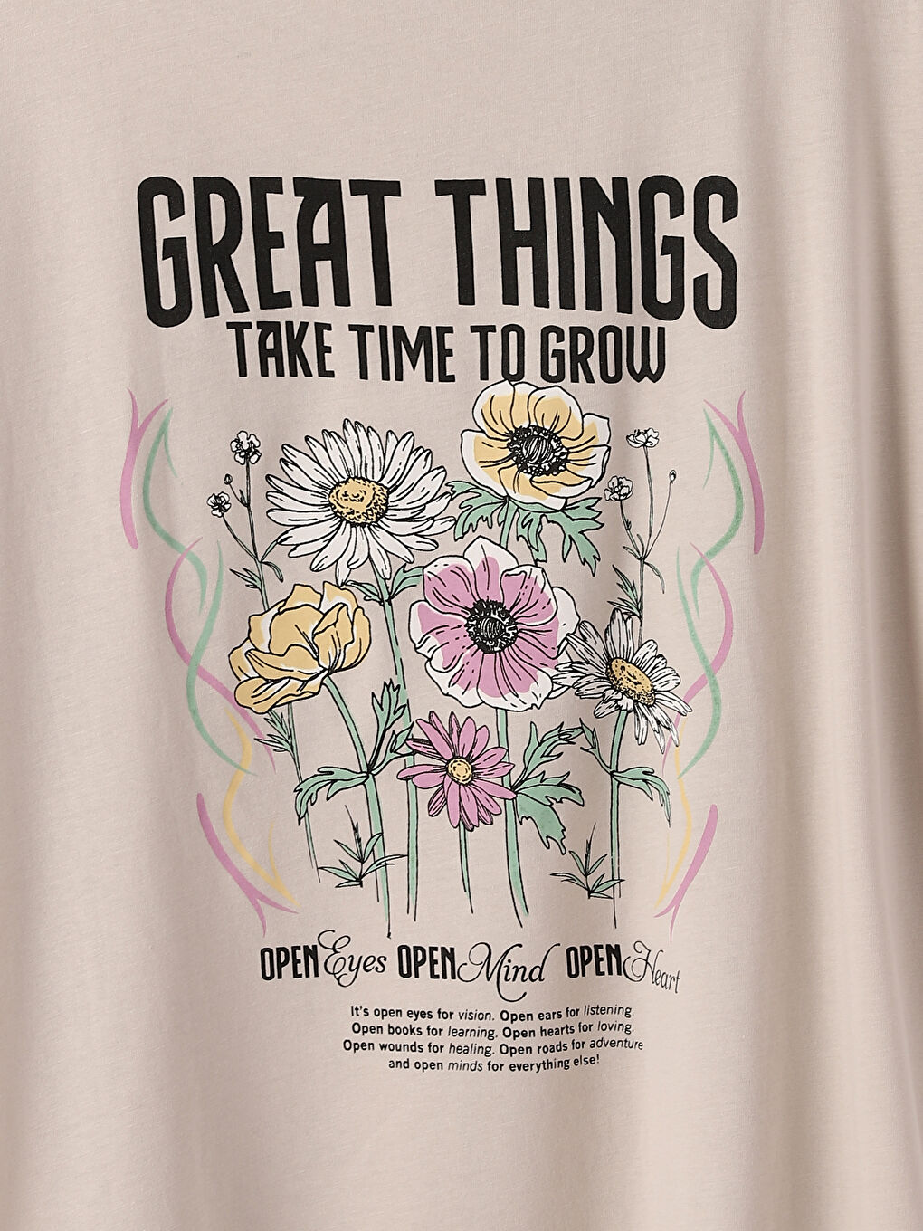 Crew Neck Printed Short Sleeve Women's T-Shirt-1