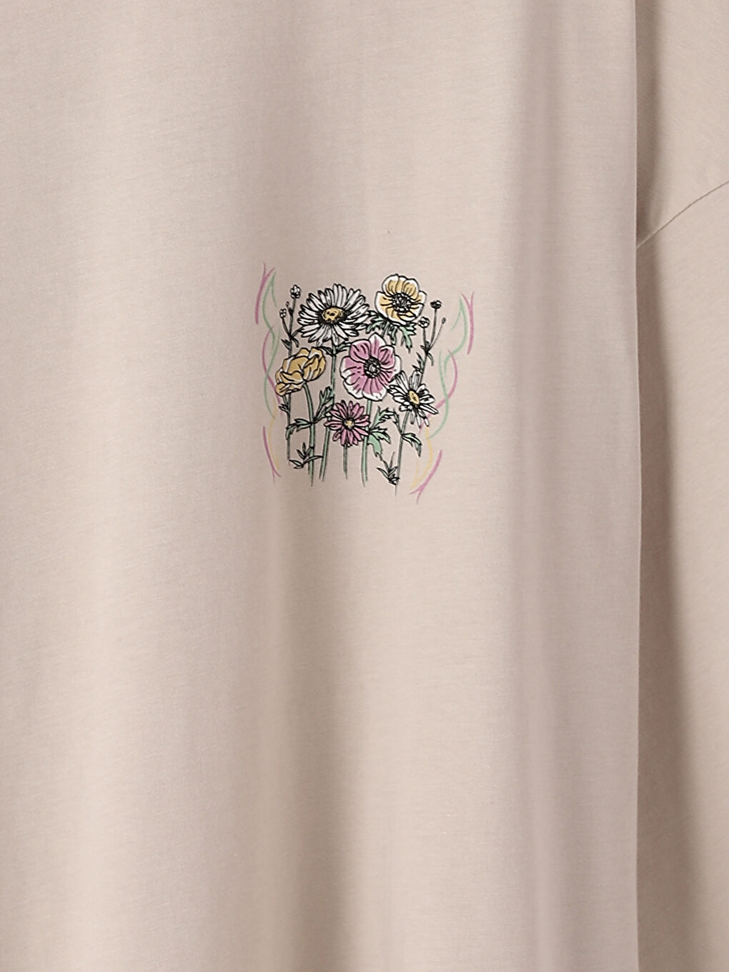 Crew Neck Printed Short Sleeve Women's T-Shirt-2