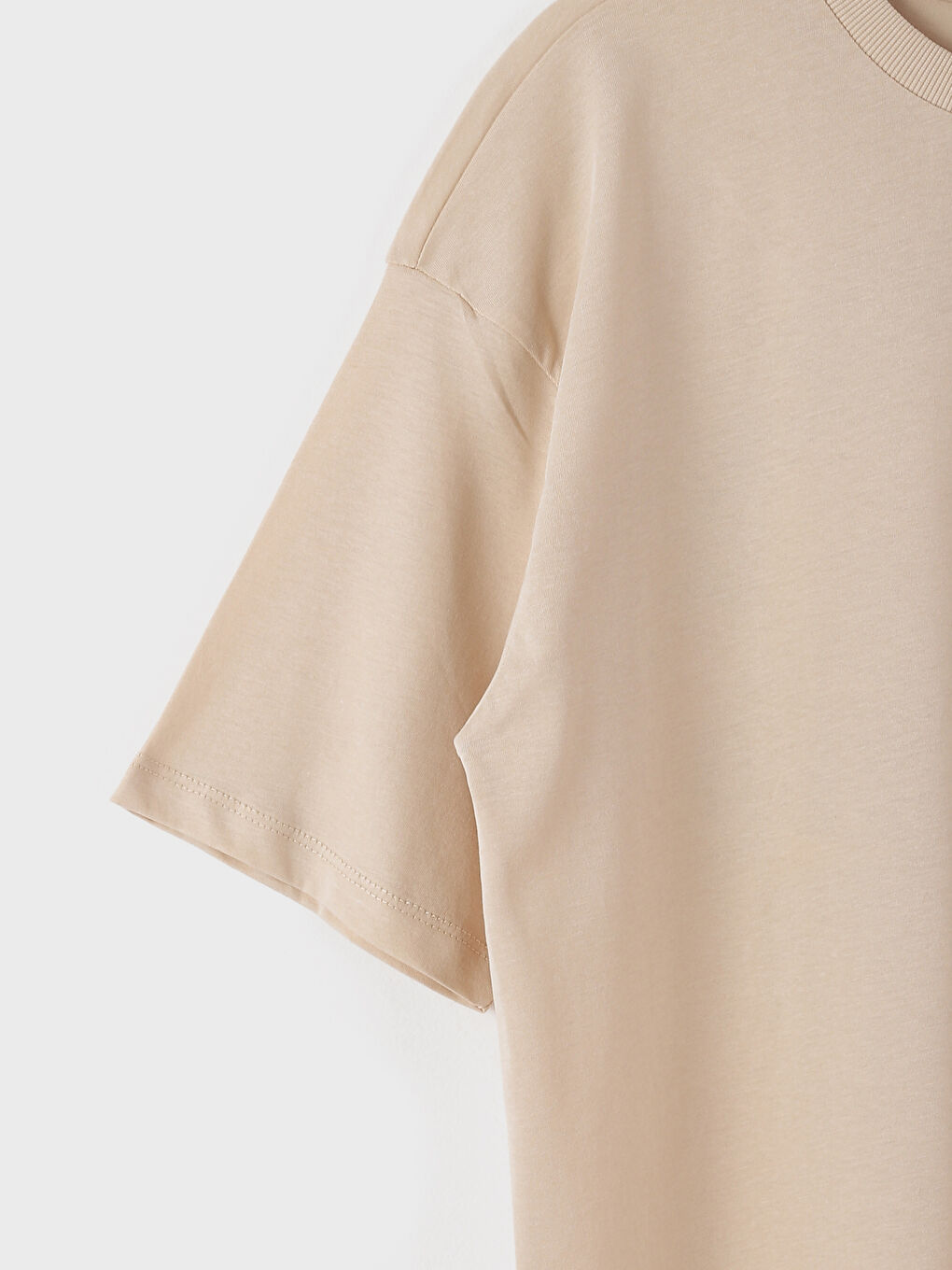 Crew Neck Printed Short Sleeve Women's T-Shirt-3