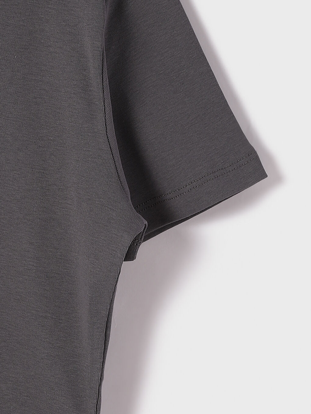 Crew Neck Printed Short Sleeve Women's Crop Top-3