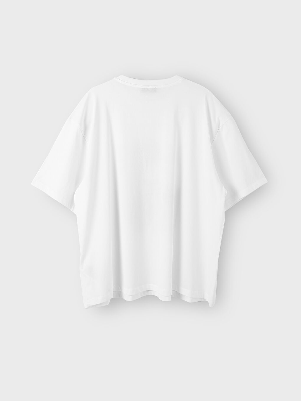 Crew Neck Printed Short Sleeve Oversize Women's T-Shirt-1