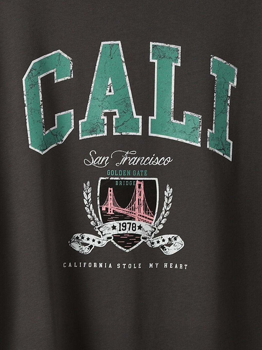 Crew Neck Printed Short Sleeve Women's T-Shirt-5