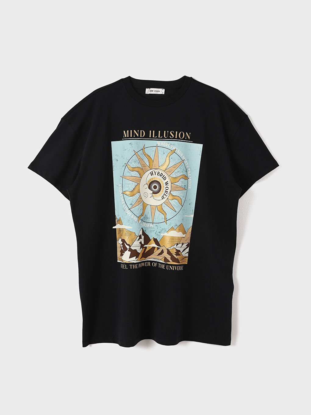 Crew Neck Printed Short Sleeve Women's T-Shirt