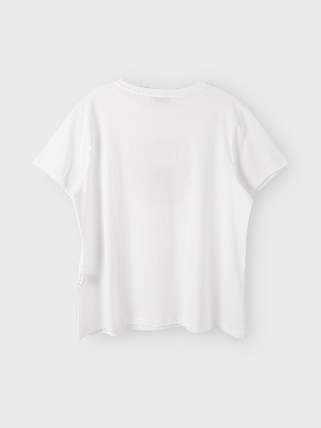 Crew Neck Printed Short Sleeve T-Shirt-3