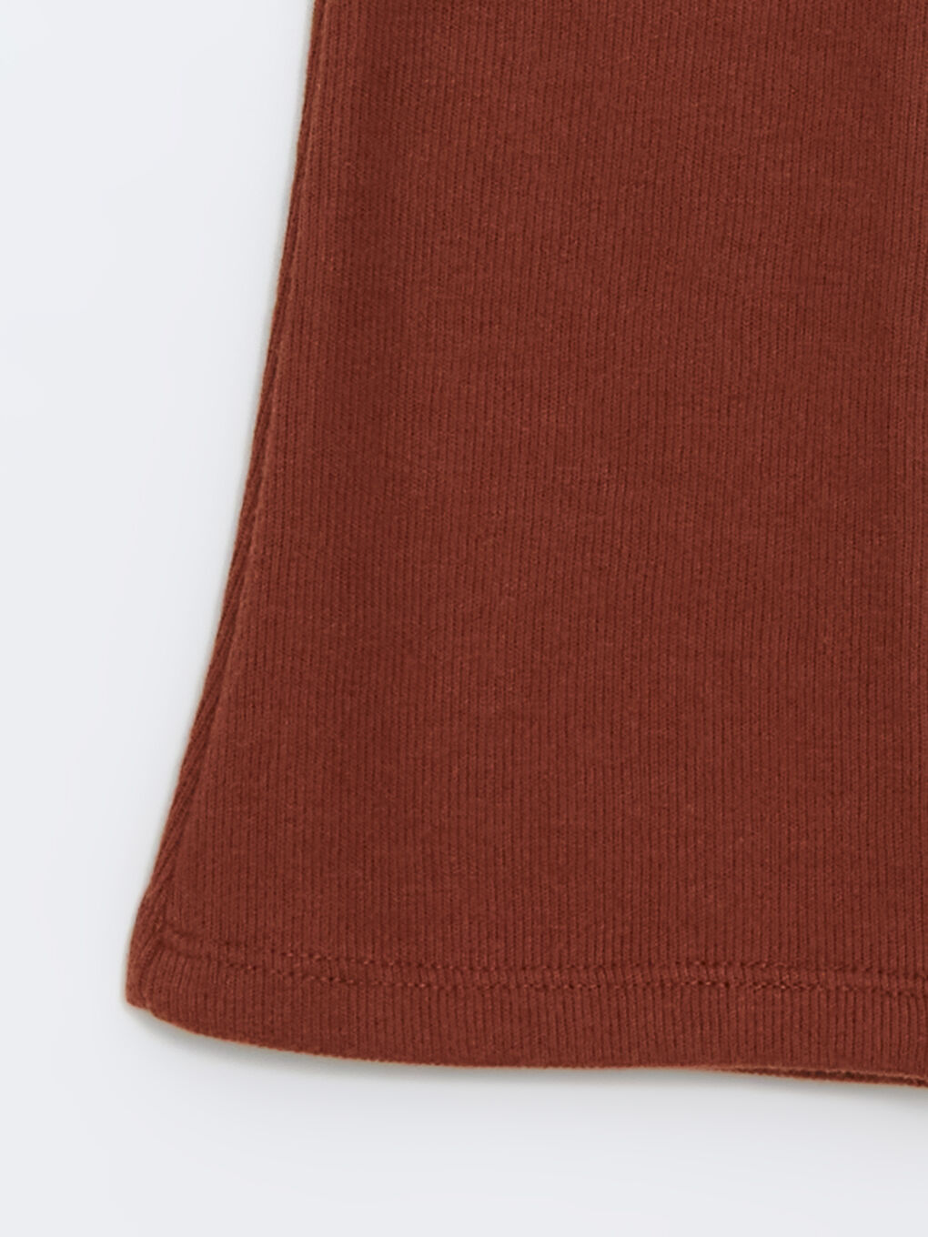 Kahverengi Beli Lastikli İspanyol Paça Kız Çocuk Tayt-2