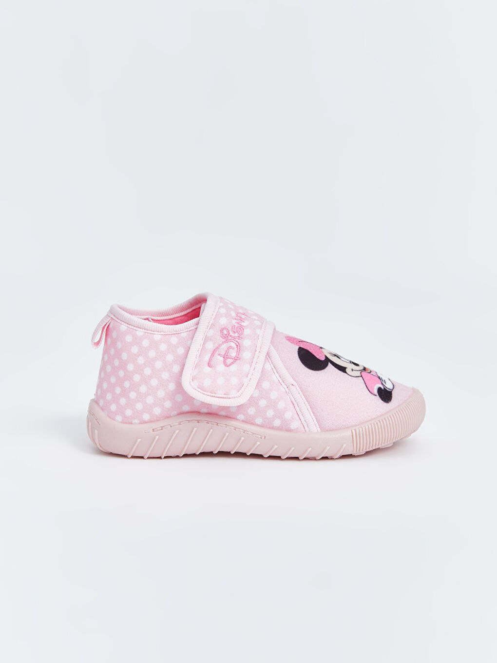 LCW STEPS Pembe Baskılı Minnie Mouse Baskılı Kız Bebek Panduf - 1