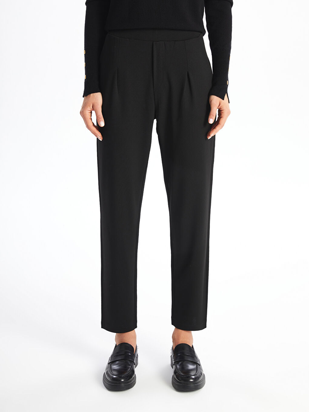 LCWAIKIKI Classic Pantalone sa elastičnim strukom za žene -W4DC03Z8-CVL